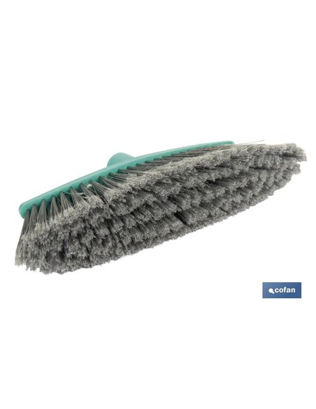 Cepillo de barrer plumado para pequeños espacios | Color: Verde agua