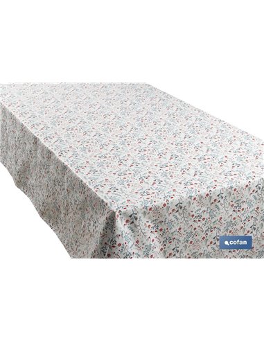 Rollo de hule con diseño primaveral | Protección y estilo para la mesa