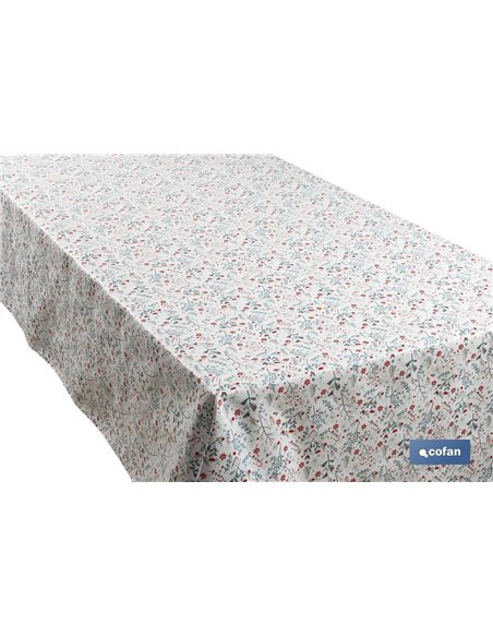 Rollo de hule con diseño primaveral | Protección y estilo para la mesa