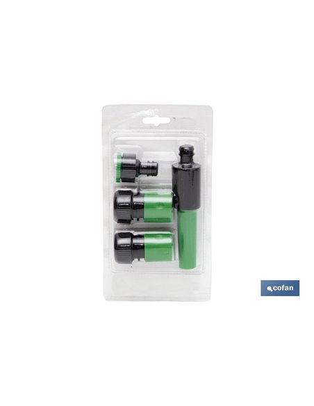 Kit de Manguera Flexolátex Translúcida | Diferentes Medidas y Diámetros | Con Accesorios