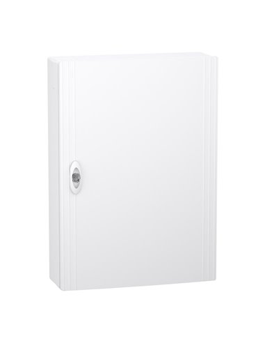 Oberflächenmontierter Schaltschrank PRISMASET XS 18 Module 3 Reihen Weiß