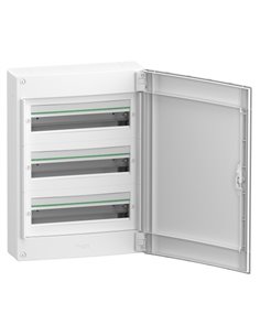 Surface-mounted electrical panel PRISMASET XS 18 modules 3 rows white 2
