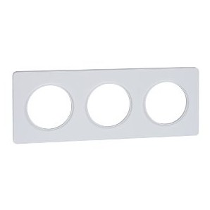 Marco 3 elementos blanco Odace Touch SCHNEIDER S520806
