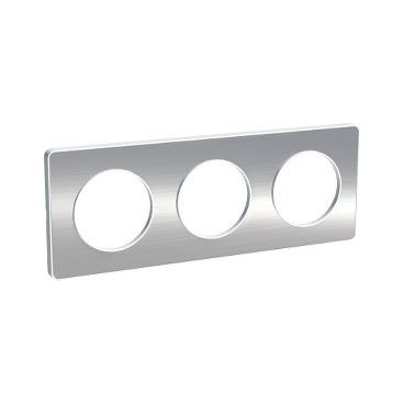 Marco Odace Touch 3 elemen Al. Cepillado SCHNEIDER S520806J