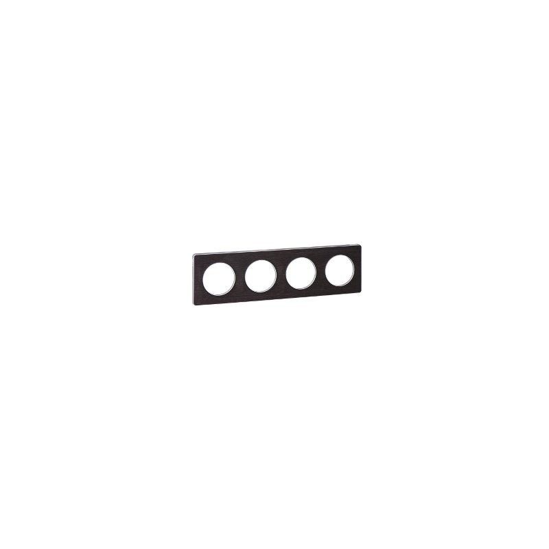 Moldura 4 elementos wengue Odace Touch SCHNEIDER S530808P