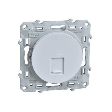 Tapa conector RJ45 Odace Blanco SCHNEIDER S520400
