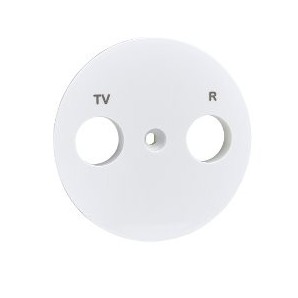 Caratula Toma TV/FM Odace Blanco SCHNEIDER S520440