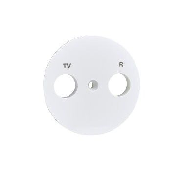 Caratula Toma TV/FM Odace Blanco SCHNEIDER S520440