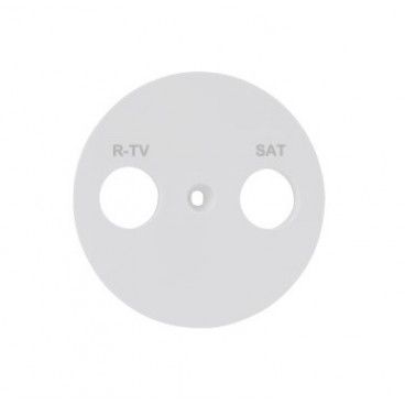 Caratula Toma R-TV/SAT Odace Blanco SCHNEIDER S520441