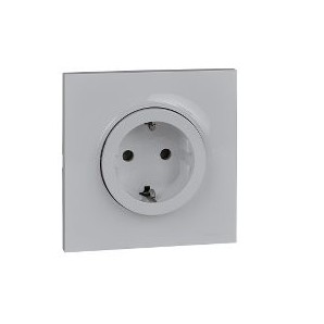 Base Schuko Monobloco Odace Branca SCHNEIDER S521037