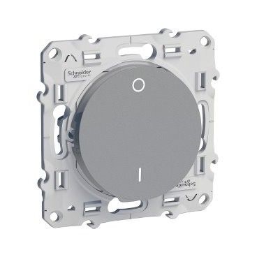 Interruptor bipolar 16A Odace Plata SCHNEIDER S530262