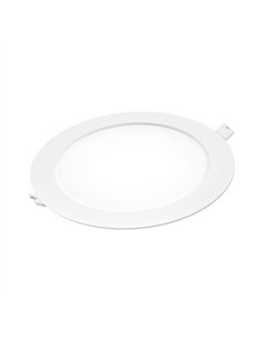 Downlight LED redondo empotrable (12W 6500K 1320lm) IP20 Ø17,1cm color blanco