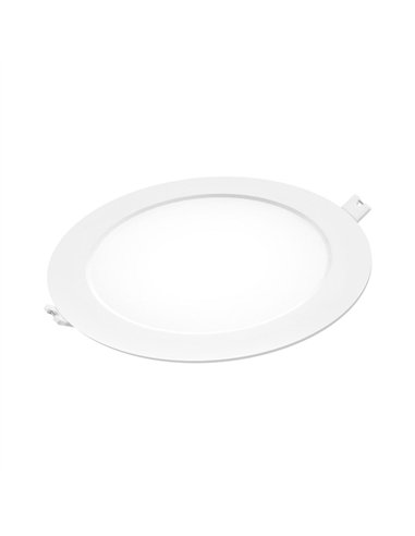 Downlight LED redondo empotrable (12W 6500K 1320lm) IP20 Ø17,1cm color blanco
