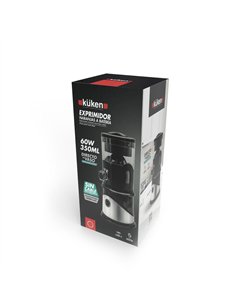 Exprimidor de naranjas a batería recargable 60W (autonomía de 4-6 horas) Ø13,5x28cm color negro (350ml) 2