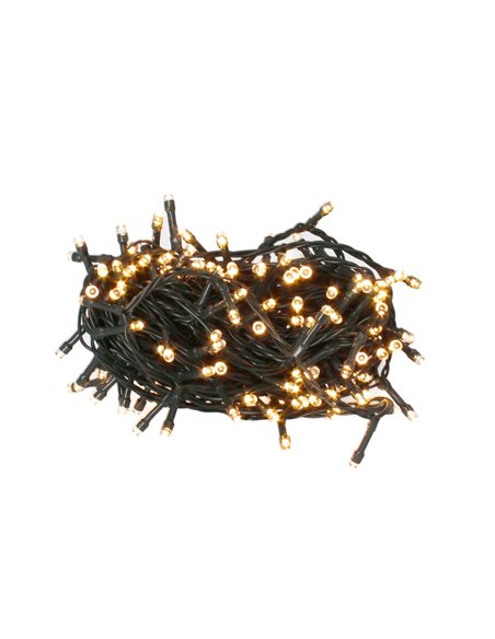 Guirlanda com 8 modos de 100 LEDs (12m) 2700K 230V IP44