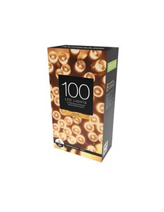 String light with 8 modes of 100 LEDs (12m) 2700K 230V IP44 2