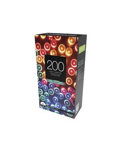 String light with 8 modes of 200 LEDs (15m) RGB 230V IP44 2