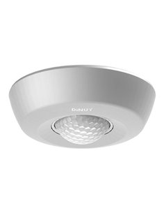 Rilevatore Bluetooth da superficie a soffitto 360º (3000W 2000lm 230V) IP40 Ø11,85x4,5cm colore argento
