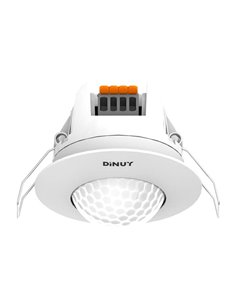 Detector Bluetooth 360º empotrable para techo (3000W 2000lm 230V) IP40 Ø8x6,3x6,3cm color blanco