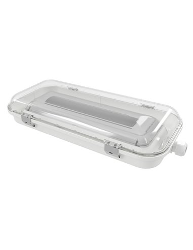 “Dunna” waterproof enclosure IP66/IK10 36,8x16,5x6,8cm made of self-extinguishing ABS in white