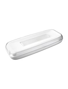 Luz LED de emergencia “Stylo” de superficie (0,4W 5700K 70lm) IP44/IK04 25,2x10x4cm color blanco