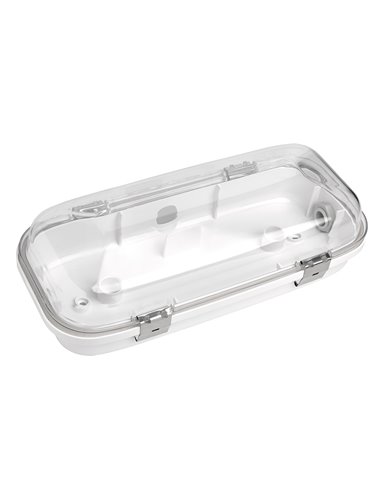 Caixa impermeável para luz de emergência “Stylo” IP65/IK10 28,7x13,4x8,6cm cor branca