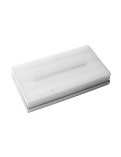 Illuminazione di emergenza LED da superficie “Smart” standard (1,1W 5700K 330lm) IP42/IK07 21x11,2x4cm colore bianco