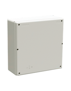 Sealable surface connection box without cones IP65/IK08 36,2x36,2x14cm grey