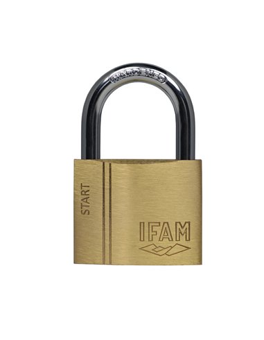Candado de arco normal “40mm SR40” para llave de serreta fabricado en acero templado y cromado (incluye llaves)
