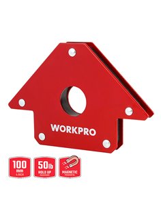 Escuadra magnética de soldadura 10cm (45º 90º 135º y 180º) color rojo 2