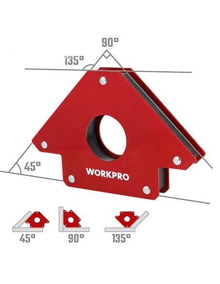 ESCUADRA MAGNÉTICA DE SOLDADURA 125 mm