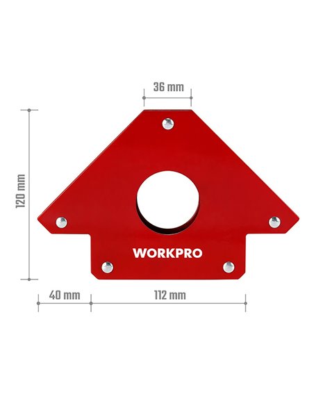 ESCUADRA MAGNÉTICA DE SOLDADURA 125 mm
