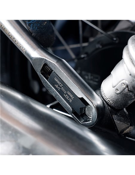 LLAVE AJUSTABLE UNIVERSAL 7 - 22 mm, MÉTRICA Y SAE