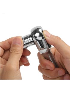 Carraca 1/2" 25,5cm de liberación rápida con 72 dientes y mango ergonómico de goma 2