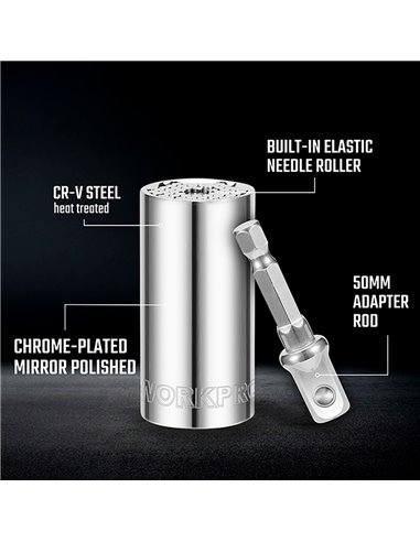 VASO UNIVERSAL 3/8" 7-19 mm