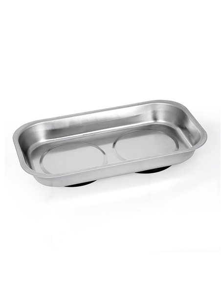 BANDEJA METÁLICA, MAGNÉTICA, RECTANGULAR, 23 x 13 cm