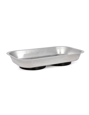 BANDEJA METÁLICA, MAGNÉTICA, RECTANGULAR, 23 x 13 cm