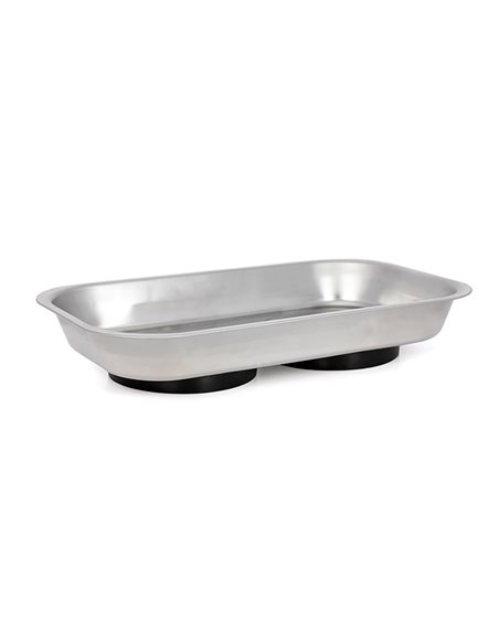 BANDEJA METÁLICA, MAGNÉTICA, RECTANGULAR, 23 x 13 cm