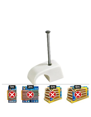 Plastigraps multidiámetro Ø4-5-6mm color negro (Caja de 200 unidades)
