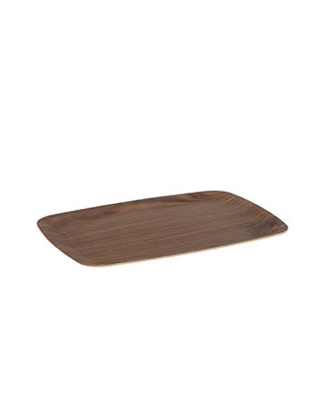 BANDEJA NOGAL,  46 x 36 x 2 cm