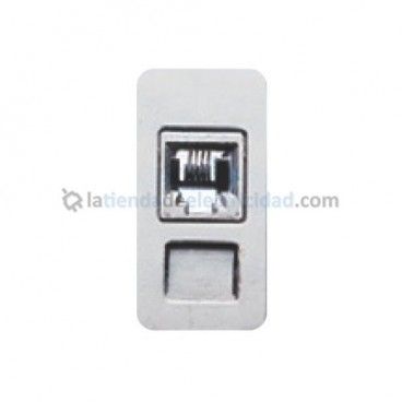 Toma de datos RJ45 estrecha BLANCO BJC 16095