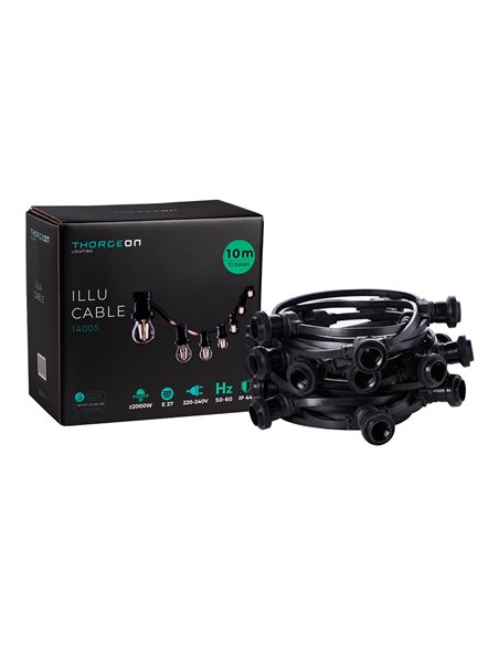 GUIRNALDA 20 PORTALÁMPARAS 2000 W 50-60 Hz 220-240 V E27 IP44 20 m