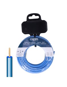 CARRETE CABLECILLO H07Z1-K 6,00 mm² AZUL, 20 m