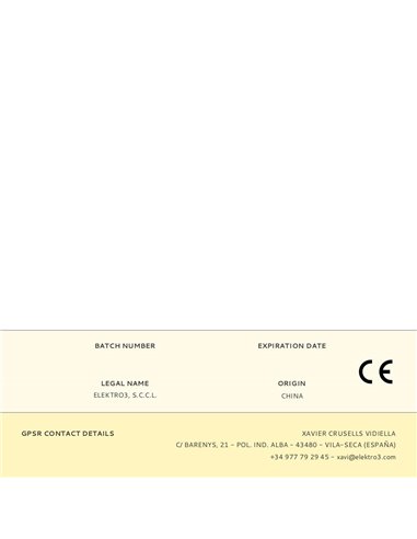 CARRETE CABLE PARALELO 2x1,50 mm² BLANCO/GRIS "AUDIO" 05 m