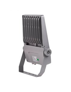 PROYECTOR LED 150 W 4000 K 21.000 lm 220 - 240 V IP66 IK08 RAL7037, DRIVER Y LEDS PHILIPS, LUZ FRIA 2