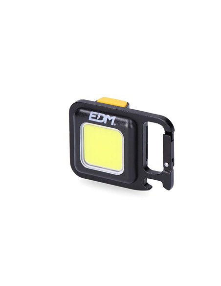 LINTERNA LLAVERO MULTIFUNCIONAL COB 6 W, MEDIDA 45 x 21,5 x 62 mm