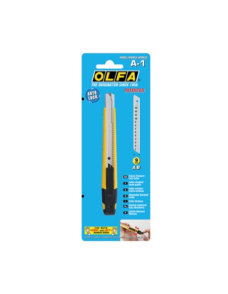 CUTER A-1 CLÁSICO MULTISUSO CON CUCHILLA DE 9 mm
