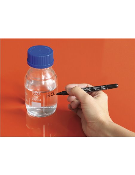 MARCADOR PERMANENTE CLASSIC BALA MEDIO NEGRO