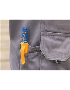 Pennarello indelebile “inchiostro” per fori profondi in blu (include custodia e clip) 2