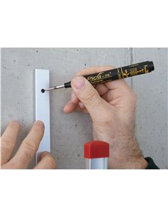 “Ink” permanent marker for deep holes, black (includes case and clip) 2
